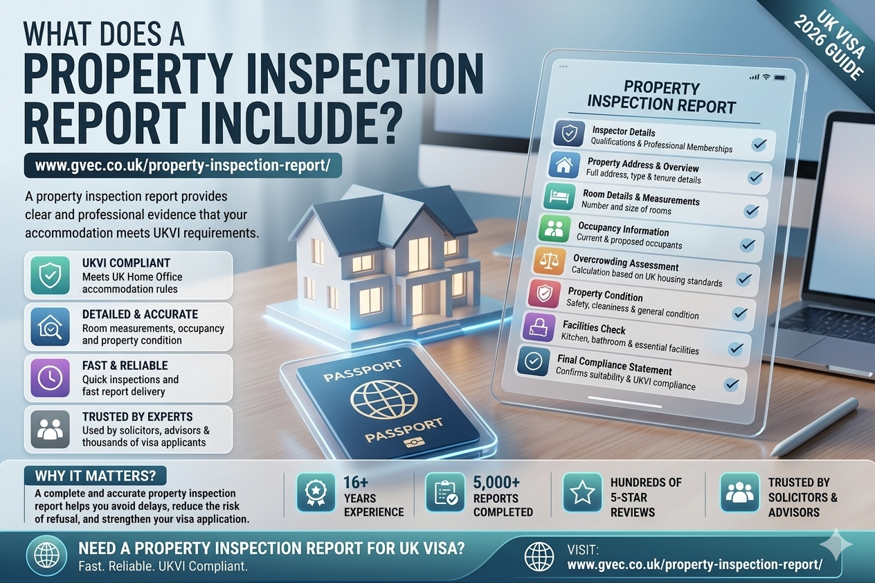 What Does a Property Inspection Report Include for UK Visa?