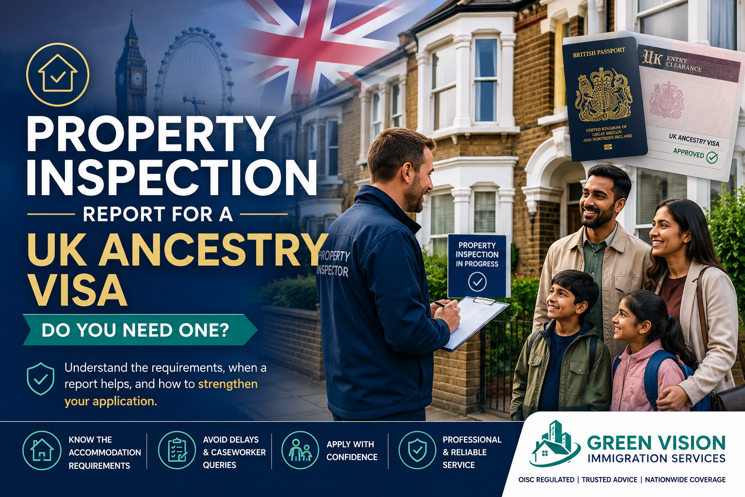 Property Inspection Report for a UK Ancestry Visa